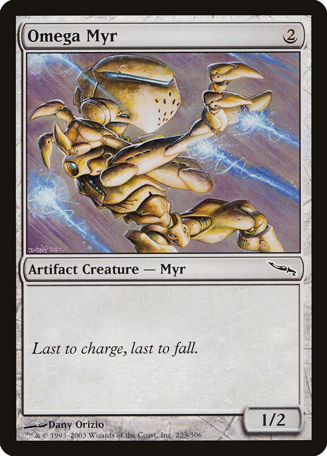 Magic the Gathering Card - Omega Myr - MTG Circle