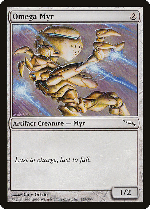 Magic the Gathering Card - Omega Myr - MTG Circle