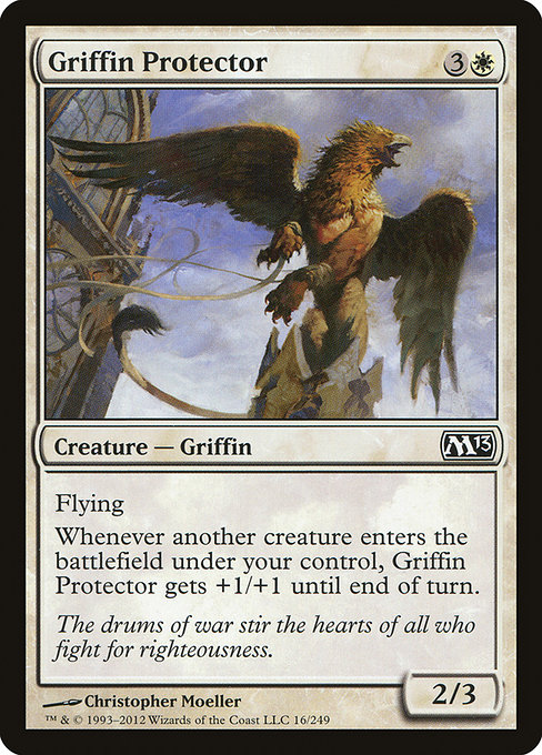 Magic the Gathering Card - Griffin Protector - MTG Circle