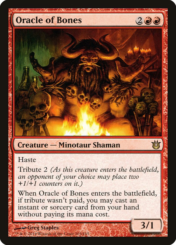Magic the Gathering Card - Oracle of Bones - MTG Circle