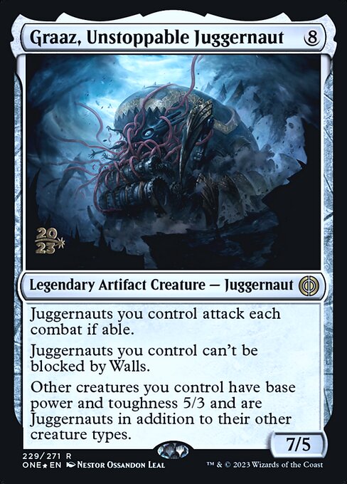 Magic the Gathering Card - Graaz, Unstoppable Juggernaut - MTG Circle