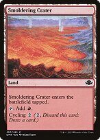 Magic the Gathering Card - Smoldering Crater - MTG Circle