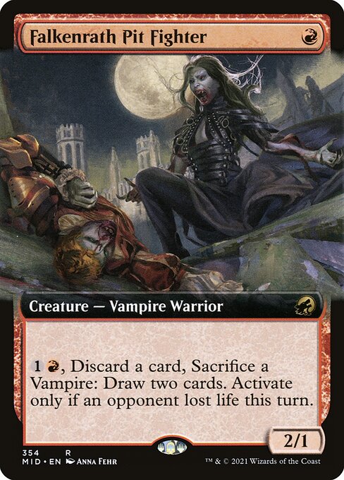 Magic the Gathering Card - Falkenrath Pit Fighter - MTG Circle
