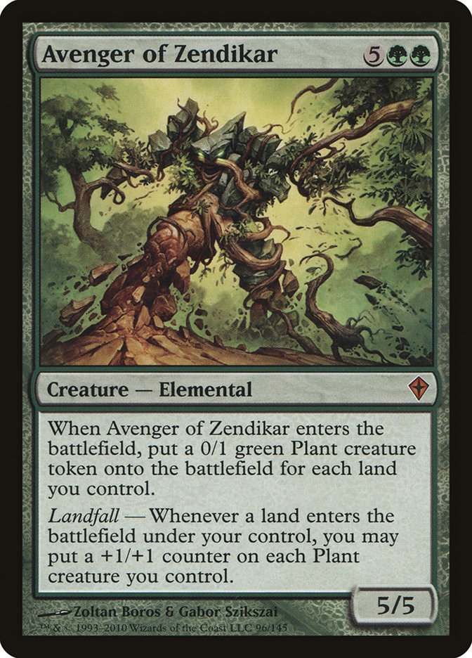Magic the Gathering Card - Avenger of Zendikar - MTG Circle
