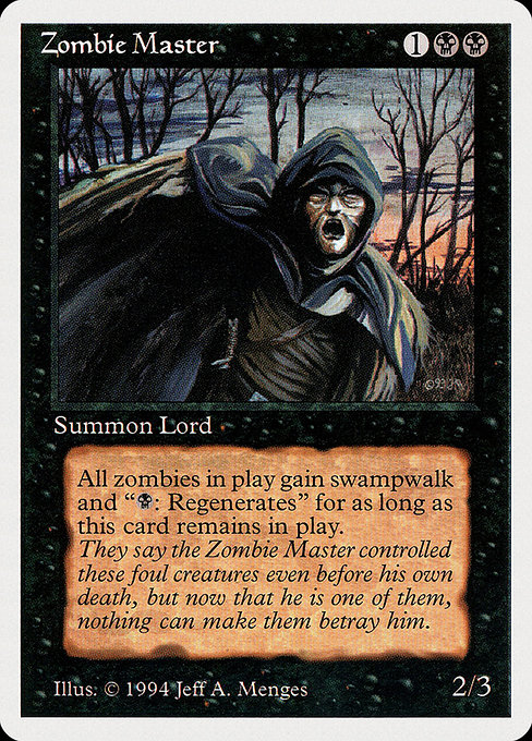 Magic the Gathering Card - Zombie Master - MTG Circle