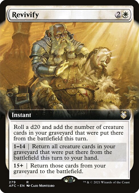 Magic the Gathering Card - Revivify - MTG Circle