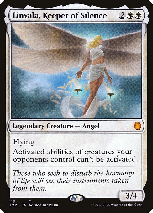 Magic the Gathering Card - Linvala, Keeper of Silence - MTG Circle