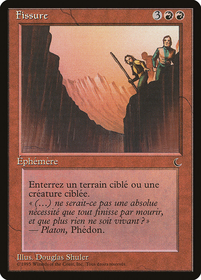 Magic the Gathering Card - Fissure - MTG Circle