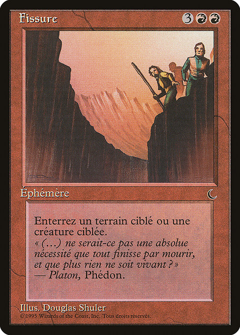Magic the Gathering Card - Fissure - MTG Circle