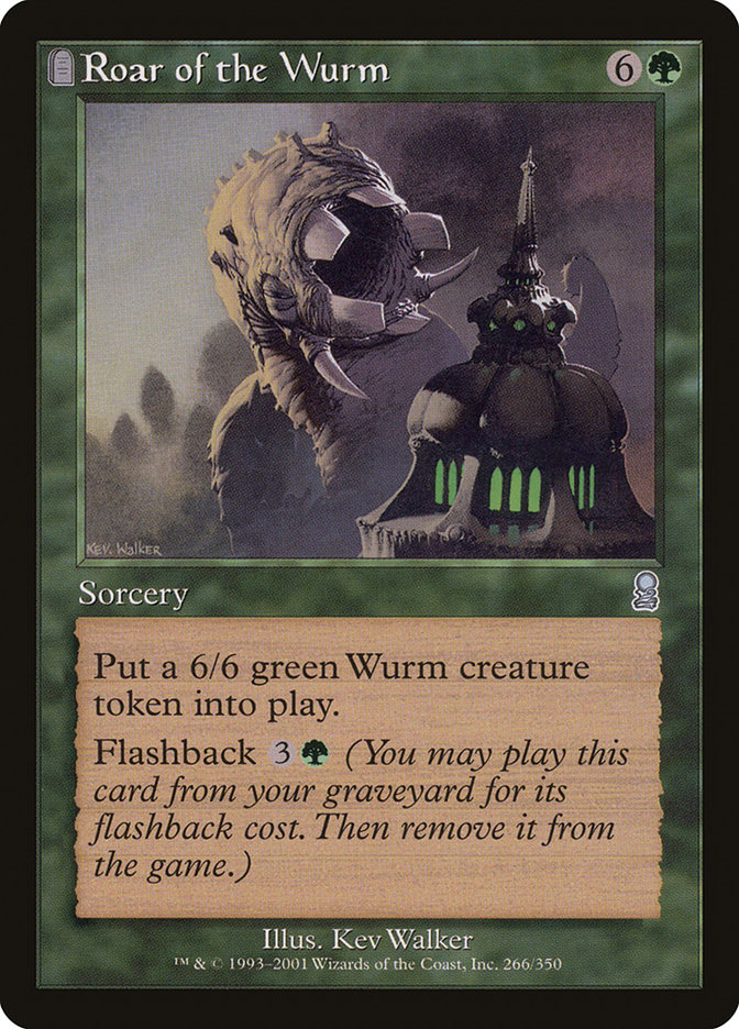 Magic the Gathering Card - Roar of the Wurm - MTG Circle
