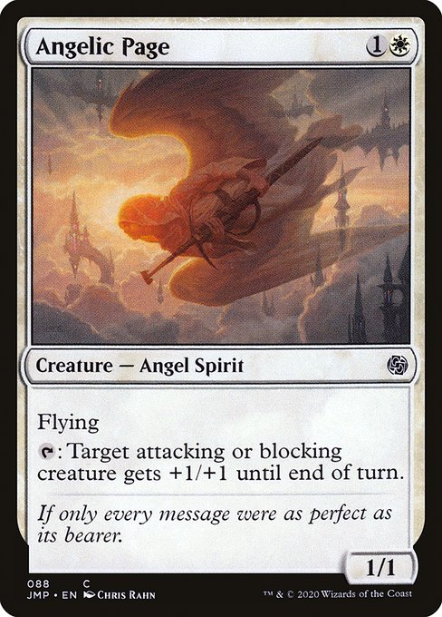 Magic the Gathering Card - Angelic Page - MTG Circle