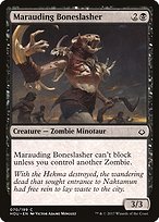 Magic the Gathering Card - Marauding Boneslasher - MTG Circle