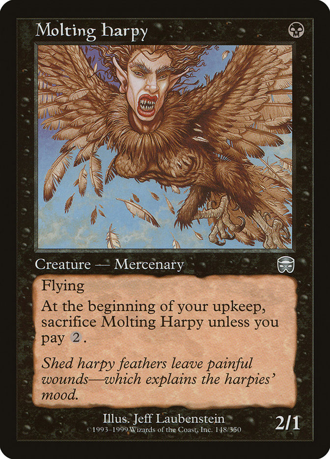 Magic the Gathering Card - Molting Harpy - MTG Circle