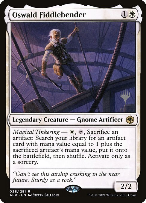 Magic the Gathering Card - Oswald Fiddlebender - MTG Circle