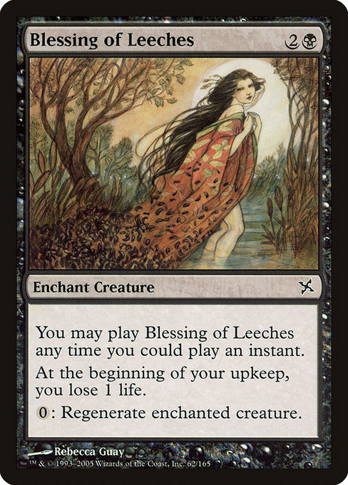 Magic the Gathering Card - Blessing of Leeches - MTG Circle