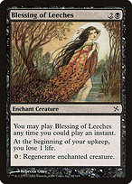 Magic the Gathering Card - Blessing of Leeches - MTG Circle