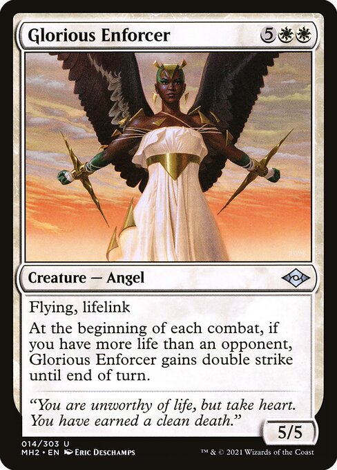Magic the Gathering Card - Glorious Enforcer - MTG Circle