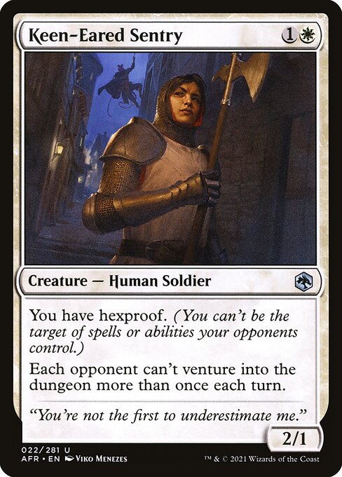 Magic the Gathering Card - Keen-Eared Sentry - MTG Circle