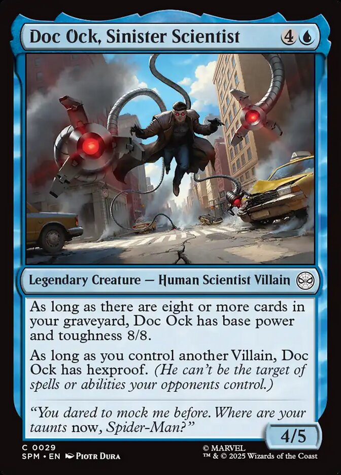 Magic the Gathering Card - Doc Ock, Sinister Scientist - MTG Circle