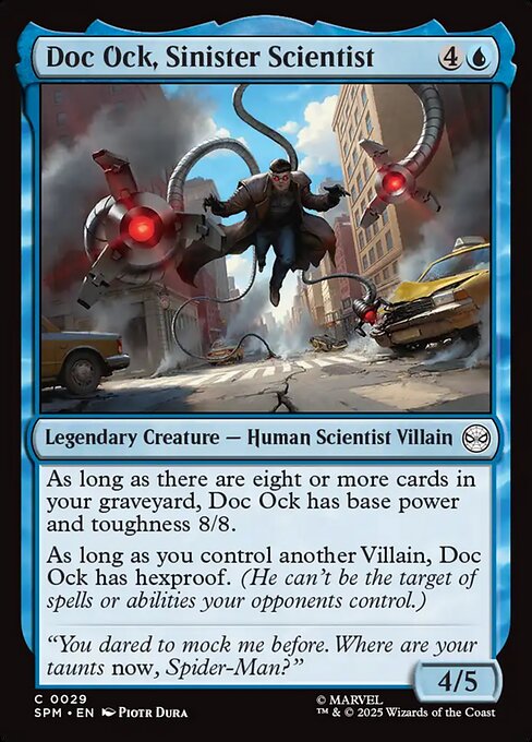 Magic the Gathering Card - Doc Ock, Sinister Scientist - MTG Circle