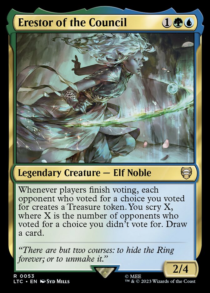 Magic the Gathering Card - Erestor of the Council - MTG Circle
