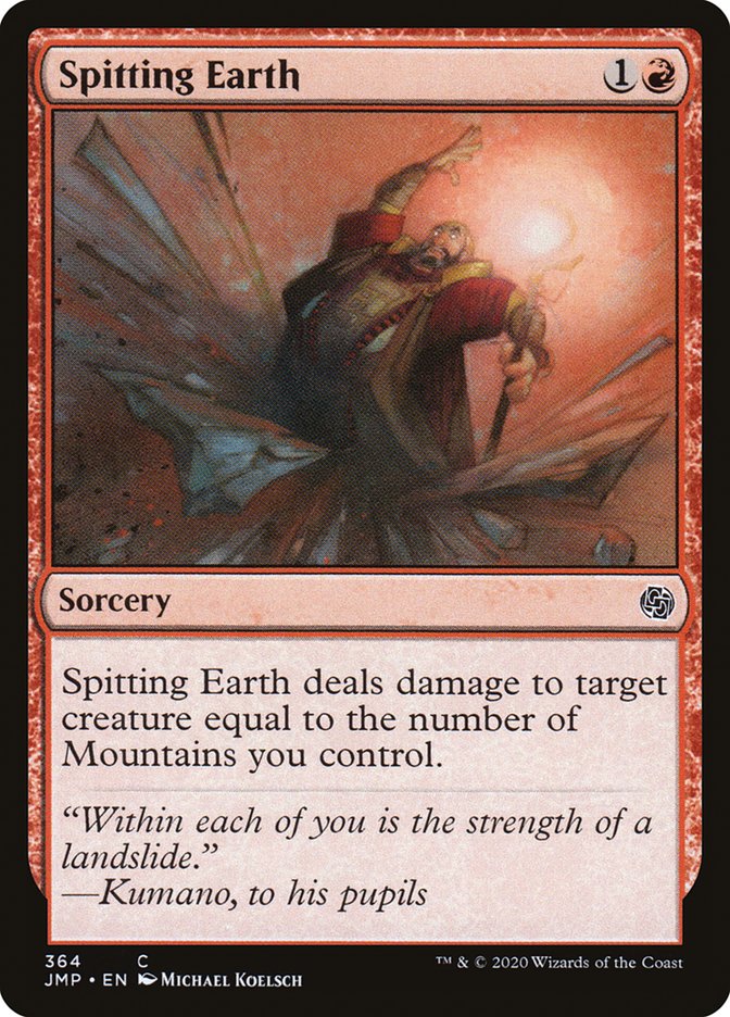 Magic the Gathering Card - Spitting Earth - MTG Circle