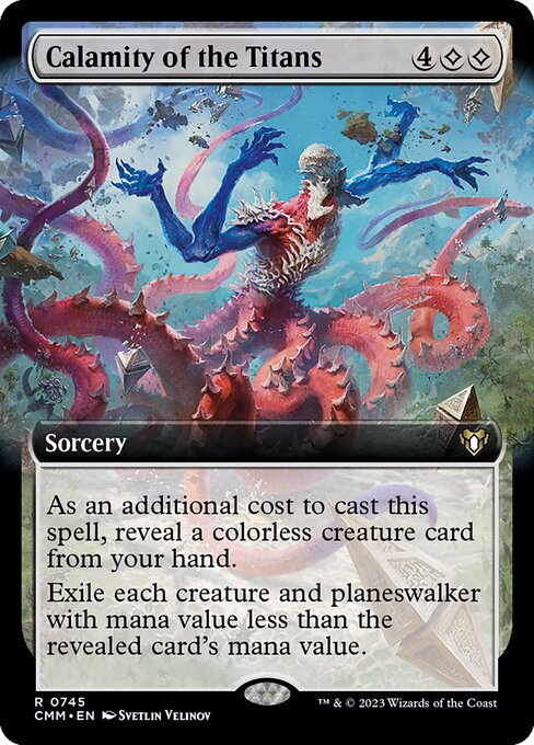 Magic the Gathering Card - Calamity of the Titans - MTG Circle