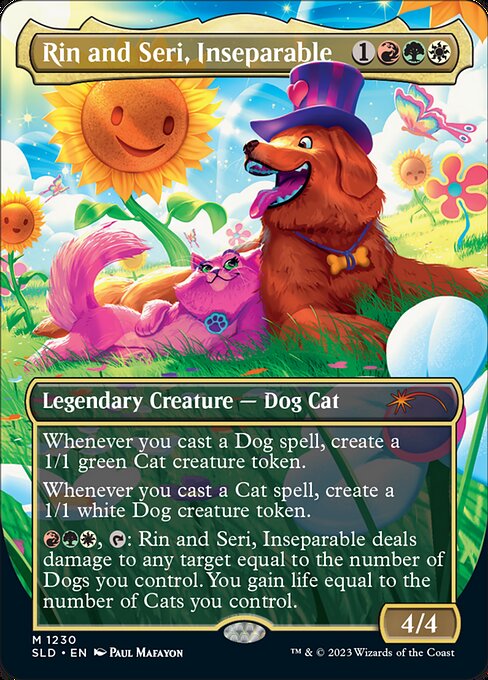 Magic the Gathering Card - Rin and Seri, Inseparable - MTG Circle