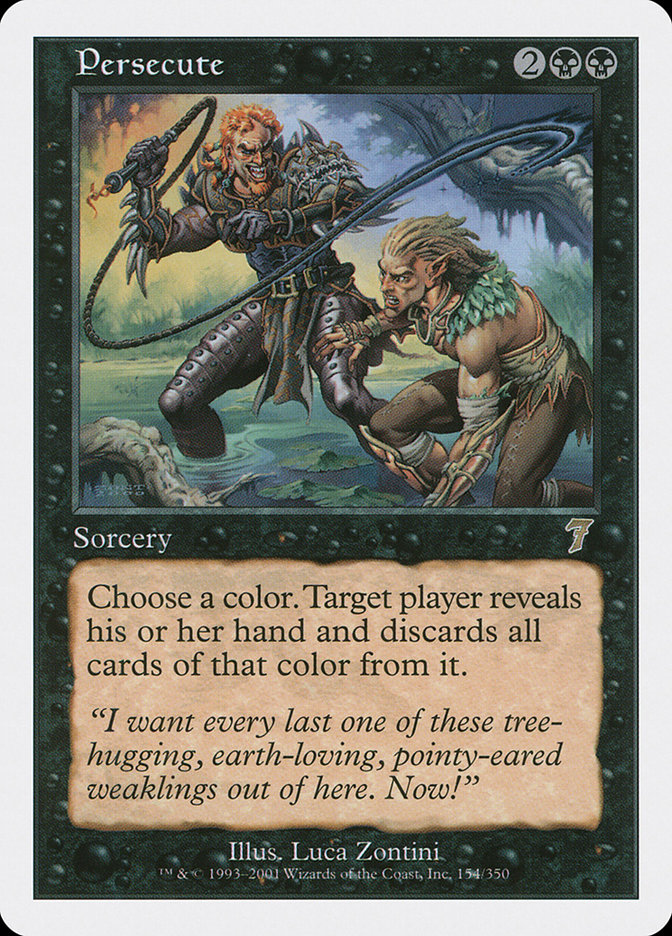 Magic the Gathering Card - Persecute - MTG Circle