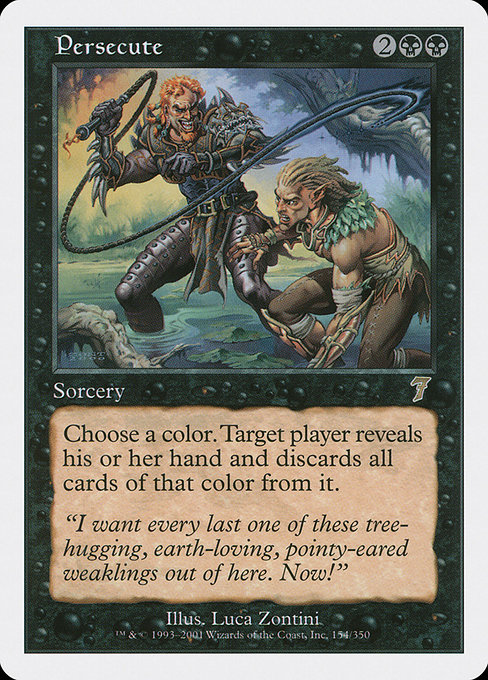 Magic the Gathering Card - Persecute - MTG Circle
