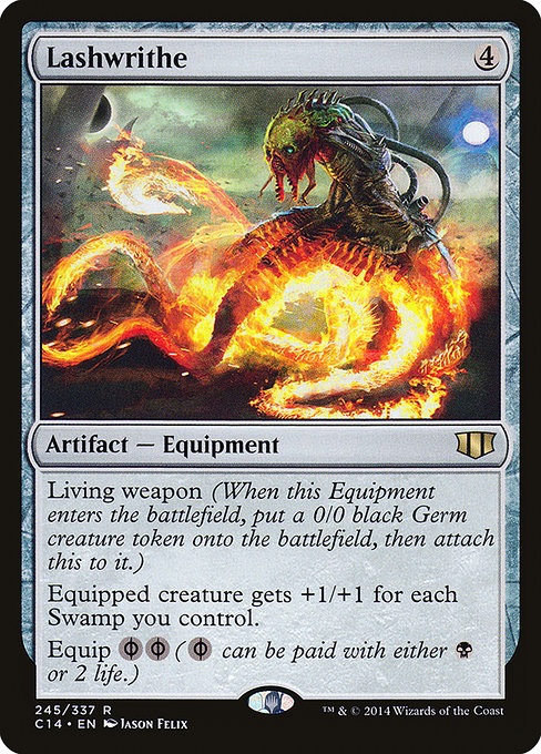 Magic the Gathering Card - Lashwrithe - MTG Circle