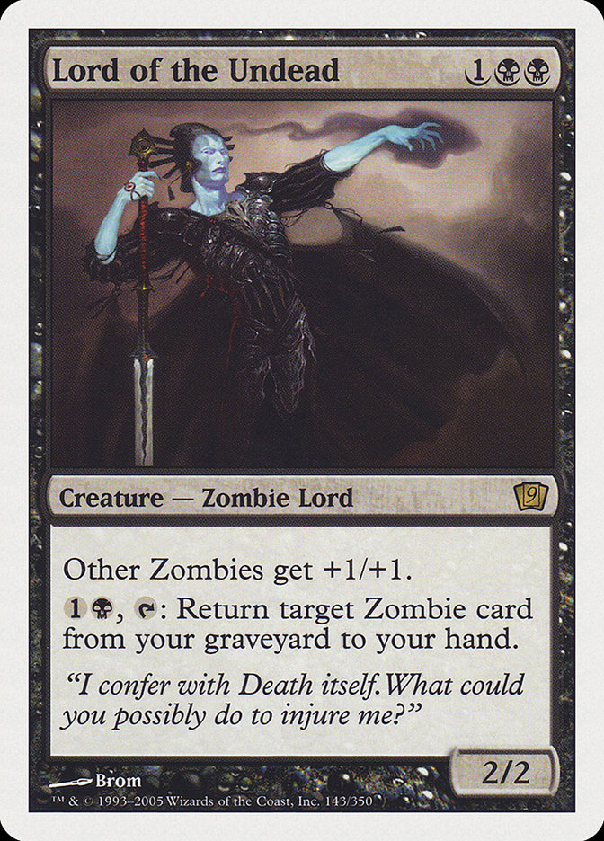 Magic the Gathering Card - Lord of the Undead - MTG Circle