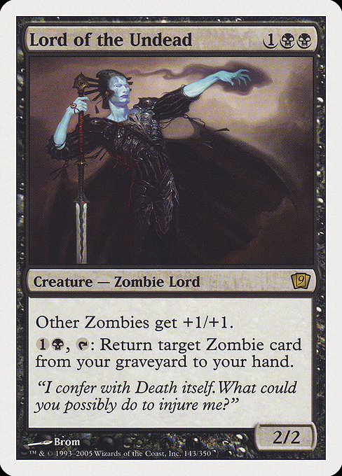 Magic the Gathering Card - Lord of the Undead - MTG Circle