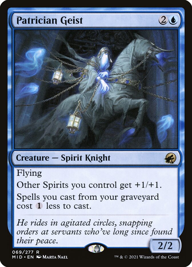 Magic the Gathering Card - Patrician Geist - MTG Circle