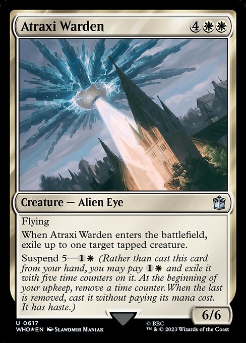Magic the Gathering Card - Atraxi Warden - MTG Circle