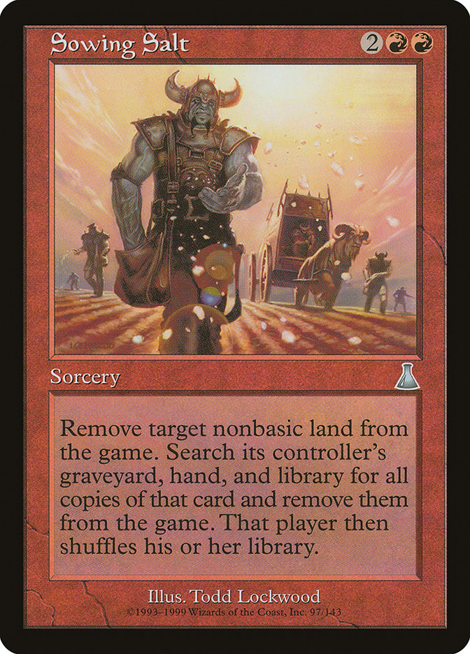 Magic the Gathering Card - Sowing Salt - MTG Circle