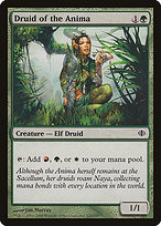 Magic the Gathering Card - Druid of the Anima - MTG Circle