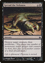 Magic the Gathering Card - Spread the Sickness - MTG Circle