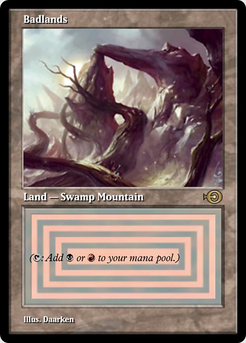 Magic the Gathering Card - Badlands - MTG Circle