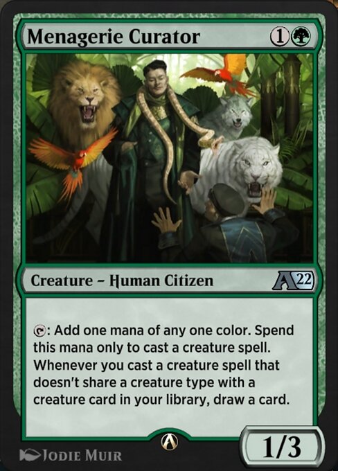 Magic the Gathering Card - Menagerie Curator - MTG Circle