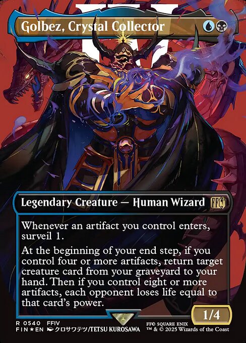Magic the Gathering Card - Golbez, Crystal Collector - MTG Circle