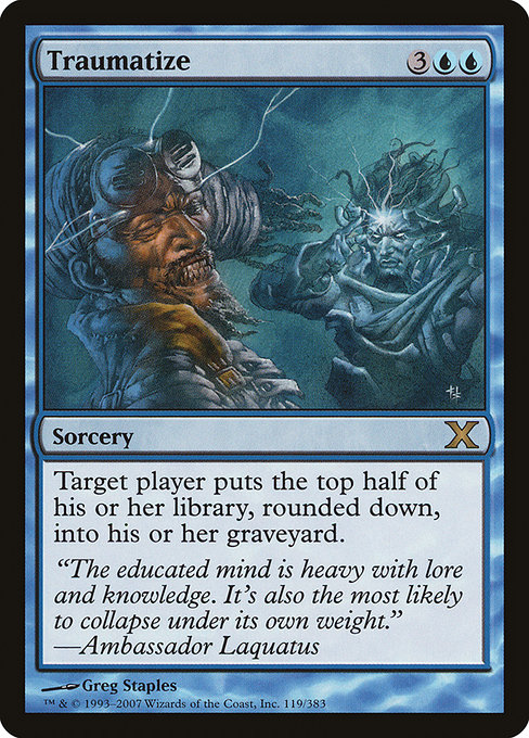 Magic the Gathering Card - Traumatize - MTG Circle
