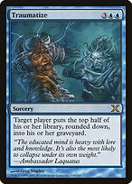 Magic the Gathering Card - Traumatize - MTG Circle