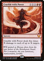 Magic the Gathering Card - Crackle with Power - MTG Circle