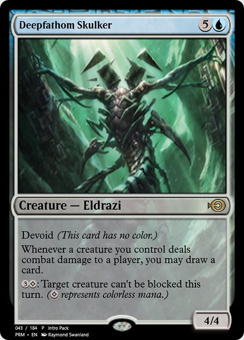 Magic the Gathering Card - Deepfathom Skulker - MTG Circle