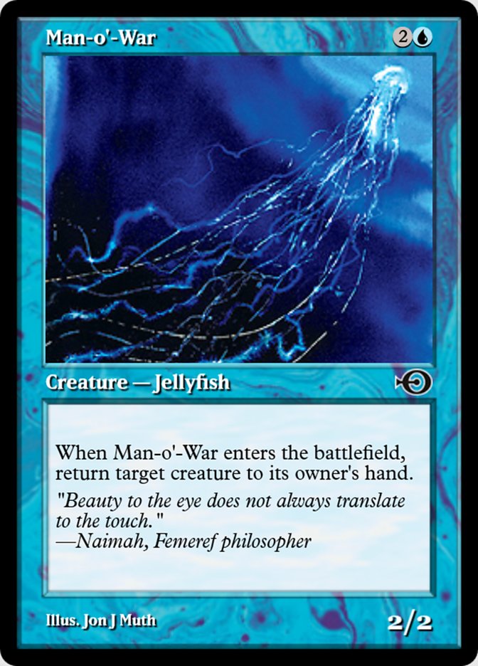 Magic the Gathering Card - Man-o'-War - MTG Circle