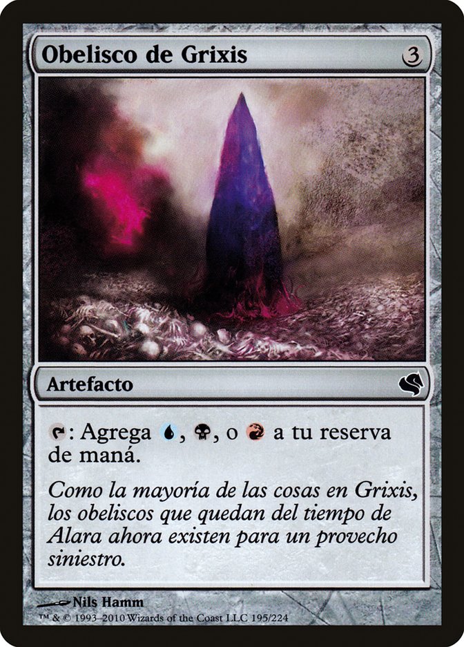 Magic the Gathering Card - Obelisk of Grixis - MTG Circle