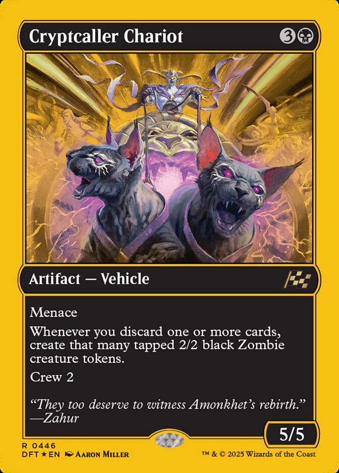 Magic the Gathering Card - Cryptcaller Chariot - MTG Circle