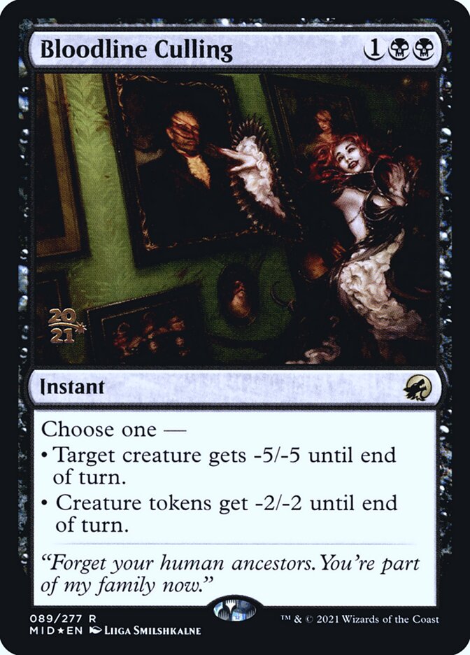 Magic the Gathering Card - Bloodline Culling - MTG Circle