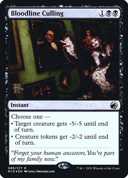 Magic the Gathering Card - Bloodline Culling - MTG Circle